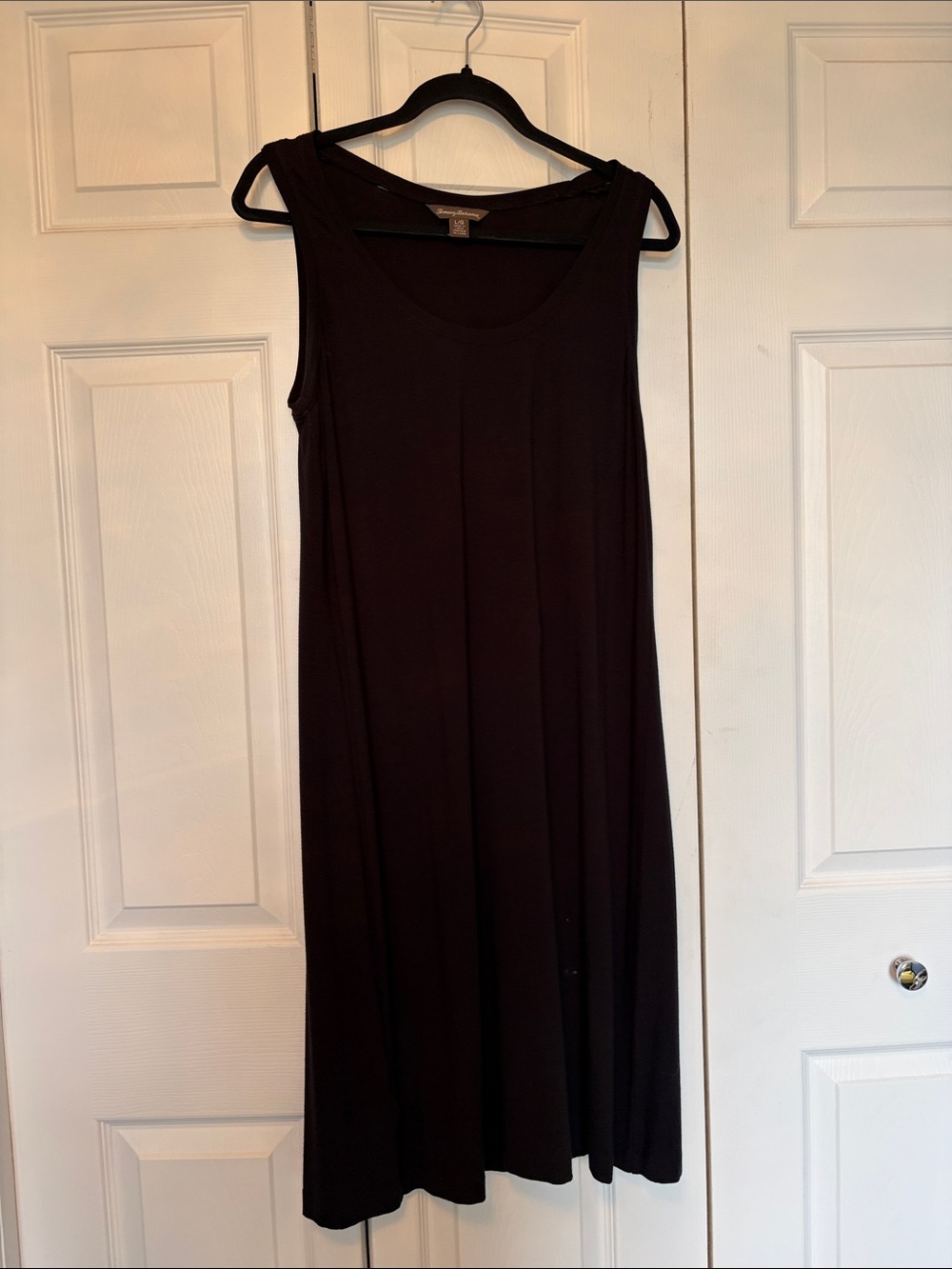 Tommy Bahama Sleeveless Midi Dress in Black(L)